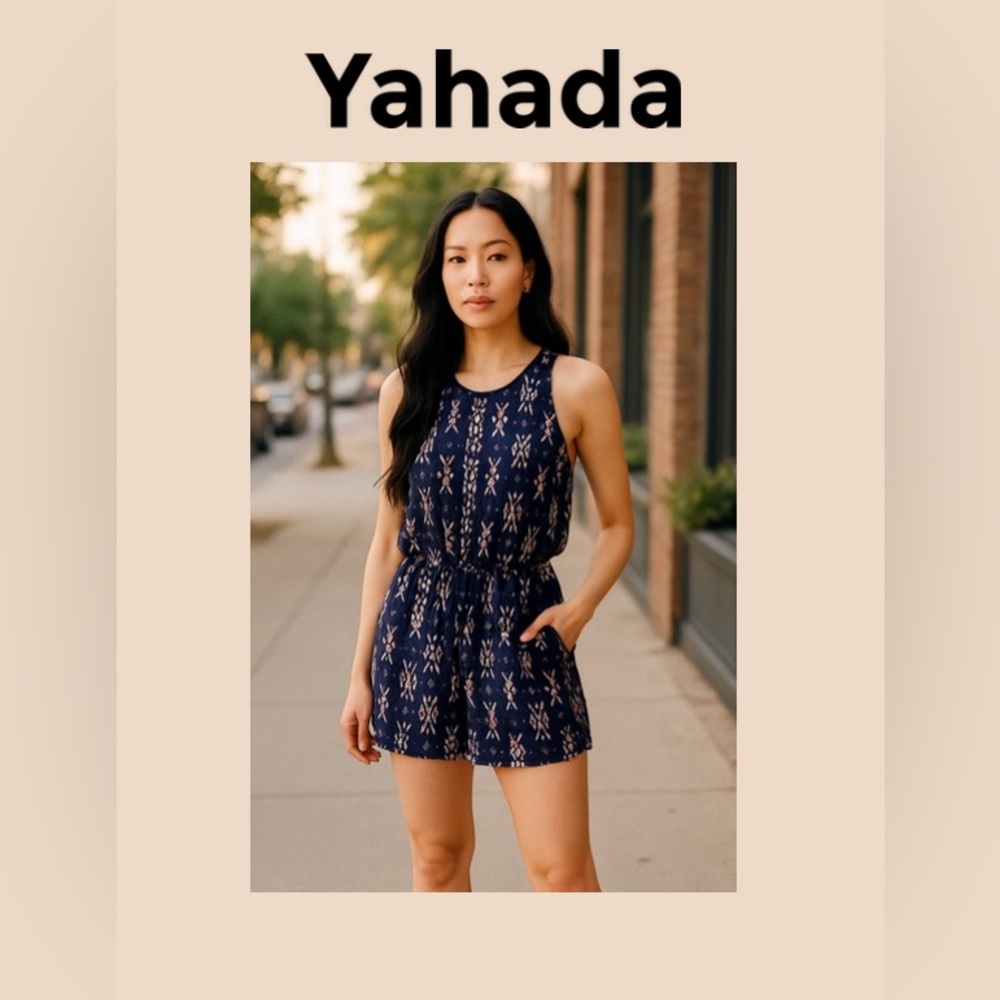 Yahada Women’s Dress Romper Size Medium